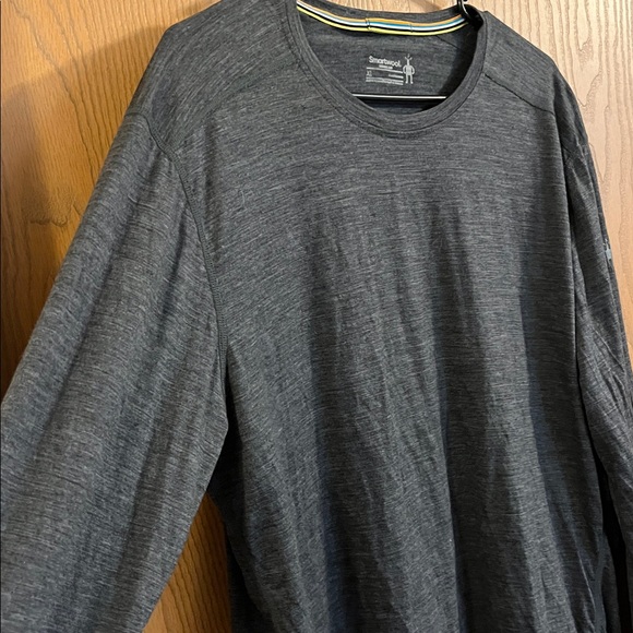 Smartwool Men’s Gray Classic All-Season Merino Base Layer Long Sleeve XL - Picture 3 of 9